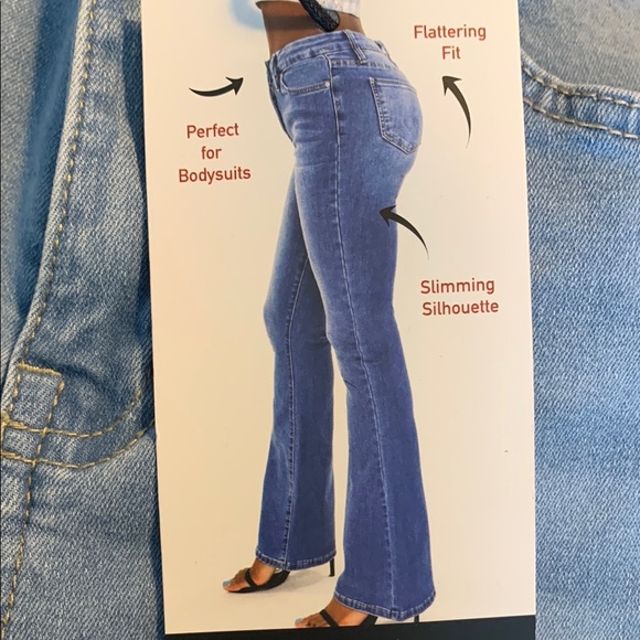 YMI Blue Flare & Wide Leg Jeans - Picture 1 of 6